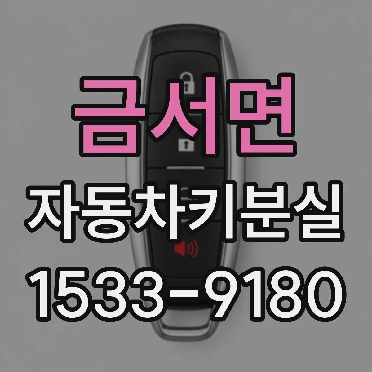 금서면 자동차키분실