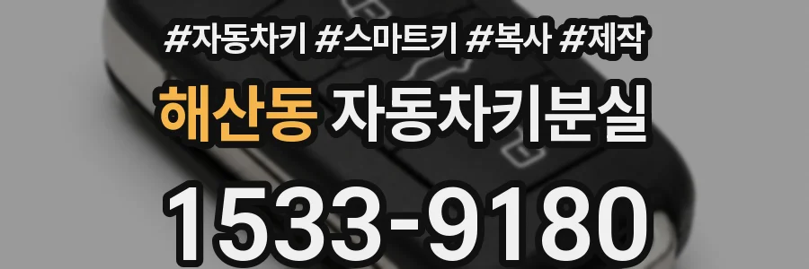 해산동 자동차키분실