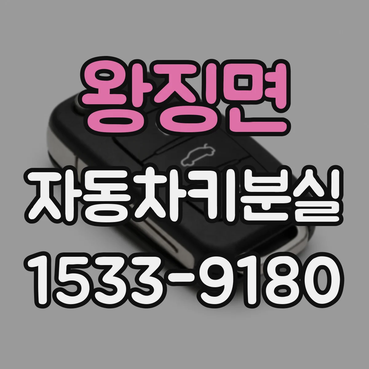 왕징면 자동차키분실