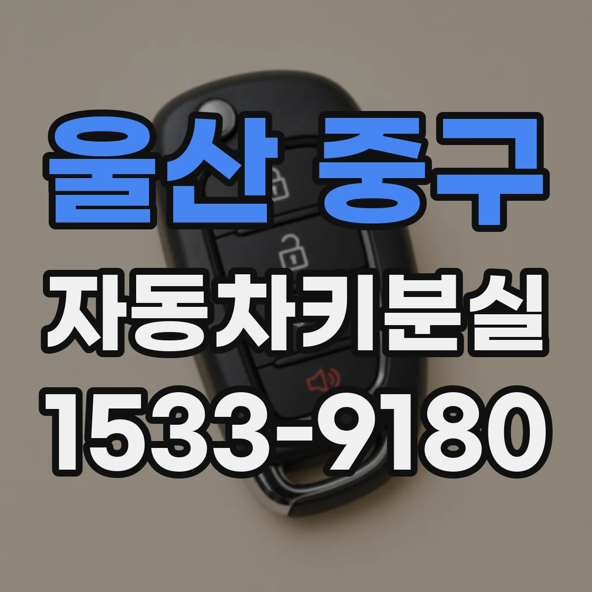 울산 중구 자동차키분실