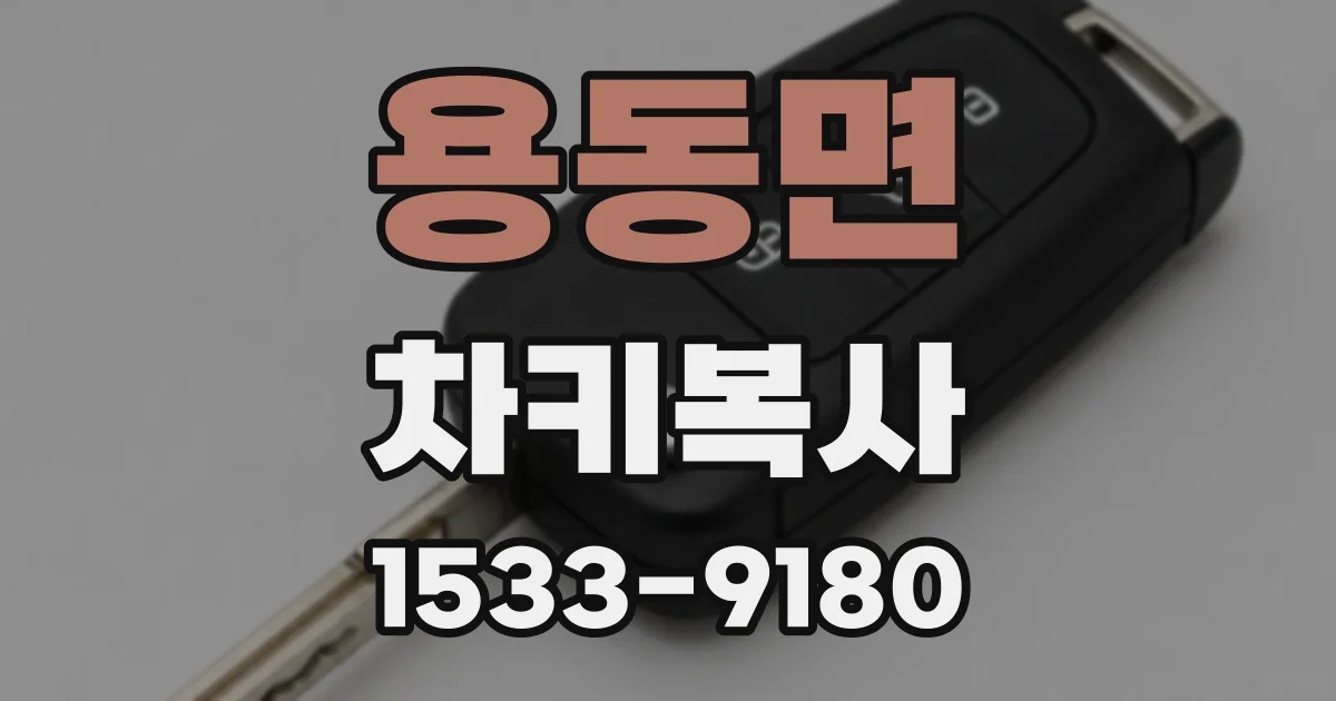 용동면 차키복사