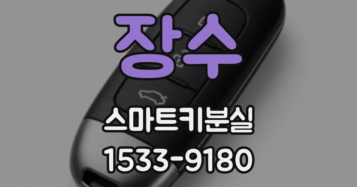 장수 스마트키분실