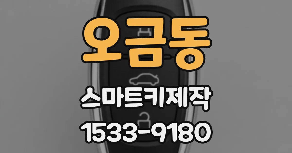 오금동 스마트키제작