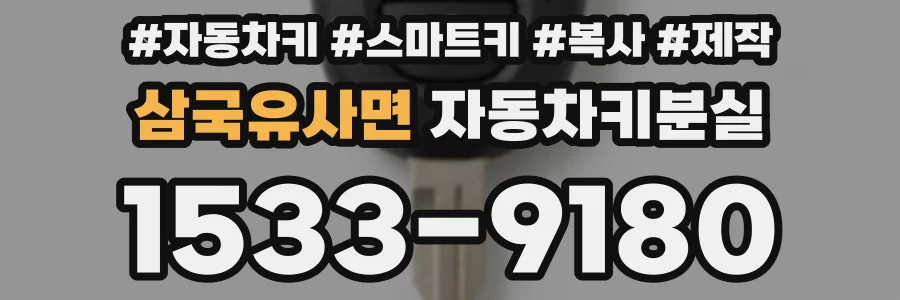 삼국유사면 자동차키분실