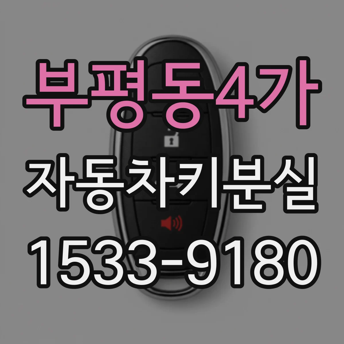 부평동4가 자동차키분실