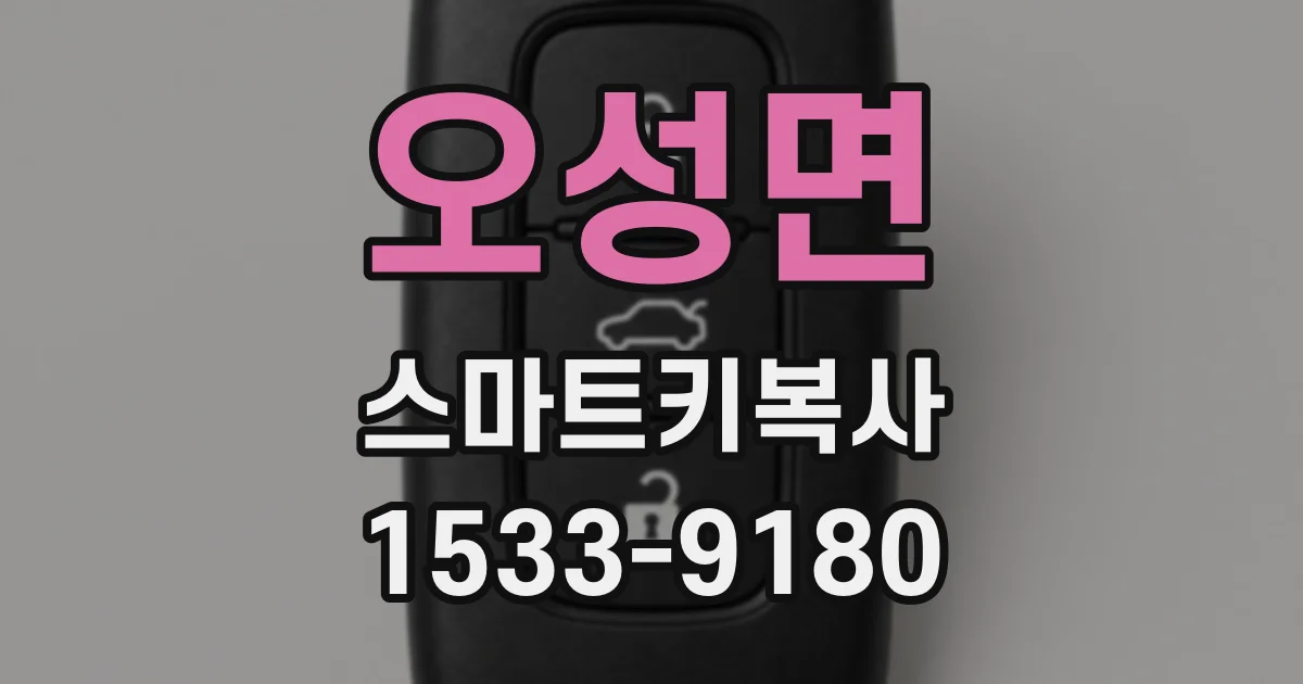 오성면 스마트키복사