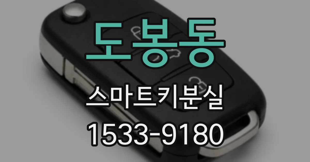 도봉동 스마트키분실