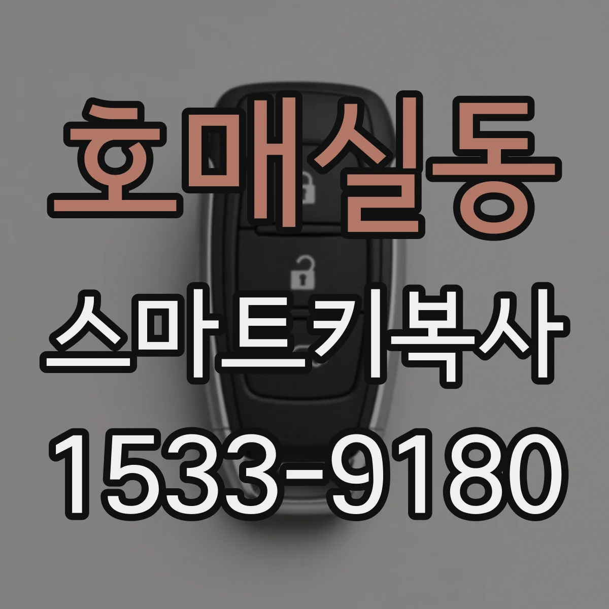 호매실동 스마트키복사