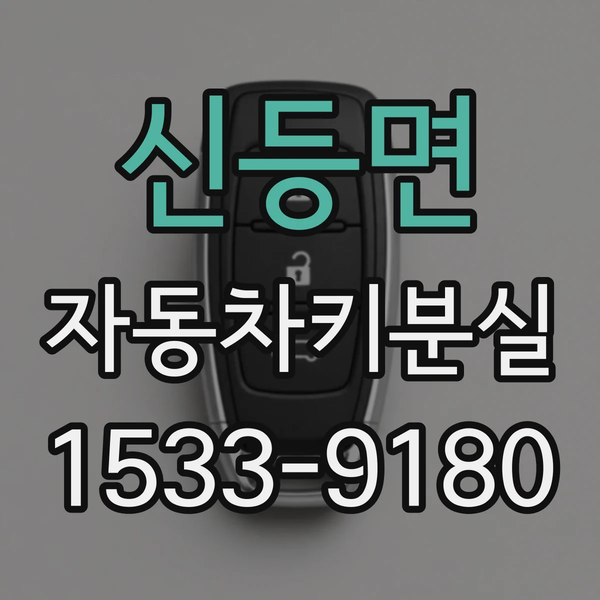 신등면 자동차키분실