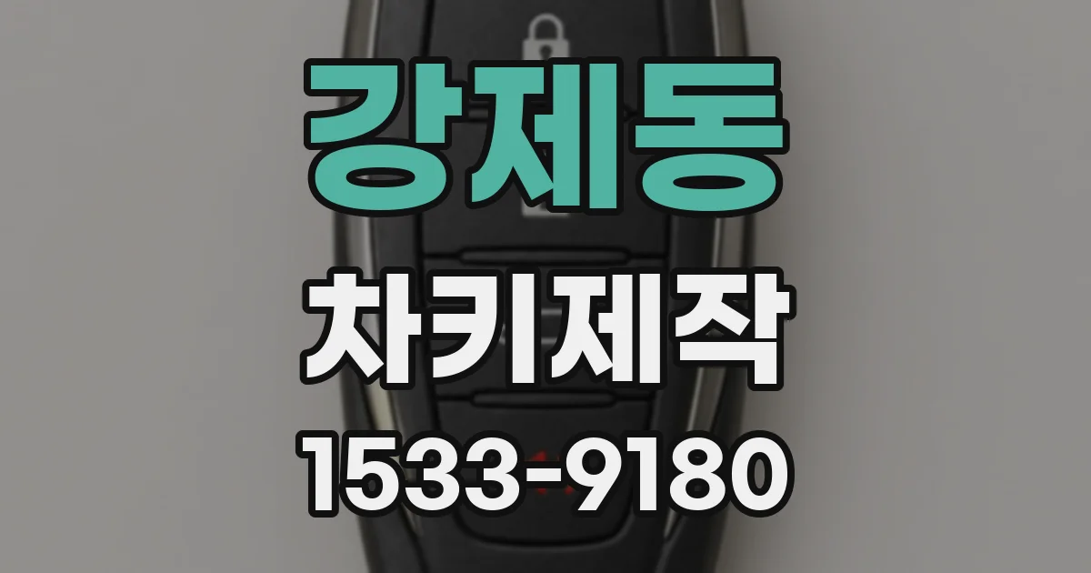 강제동 차키제작