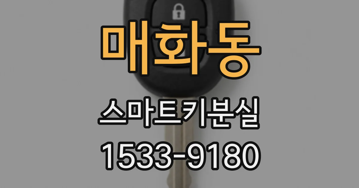 매화동 스마트키분실