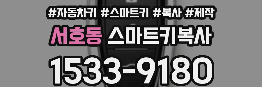서호동 스마트키복사