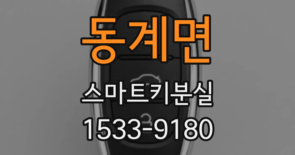 동계면 스마트키분실