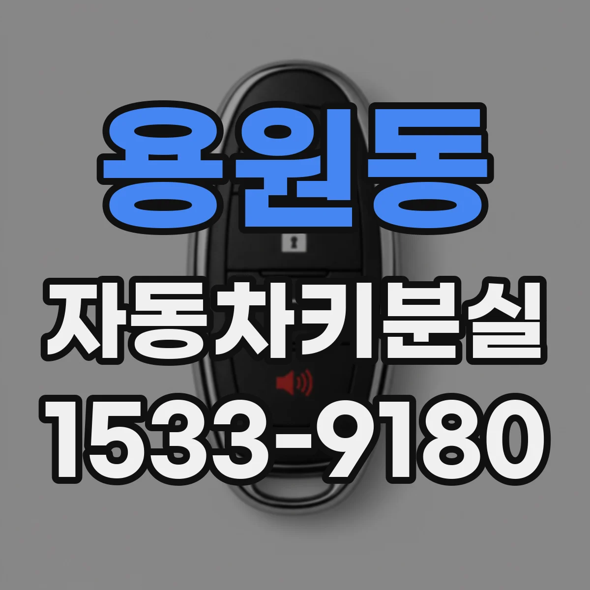 용원동 자동차키분실