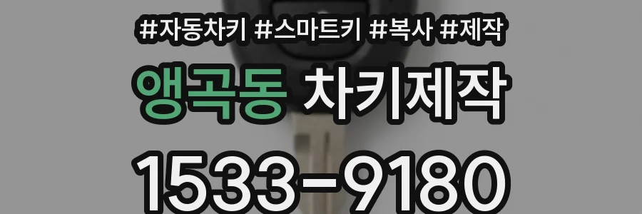 앵곡동 차키제작