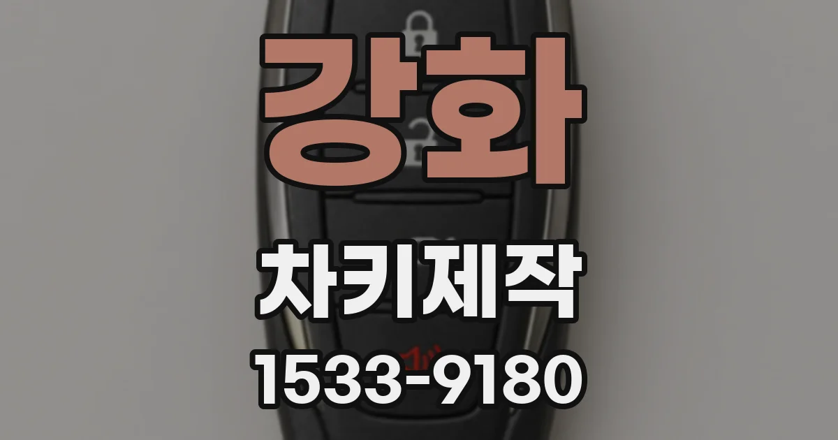 강화 차키제작