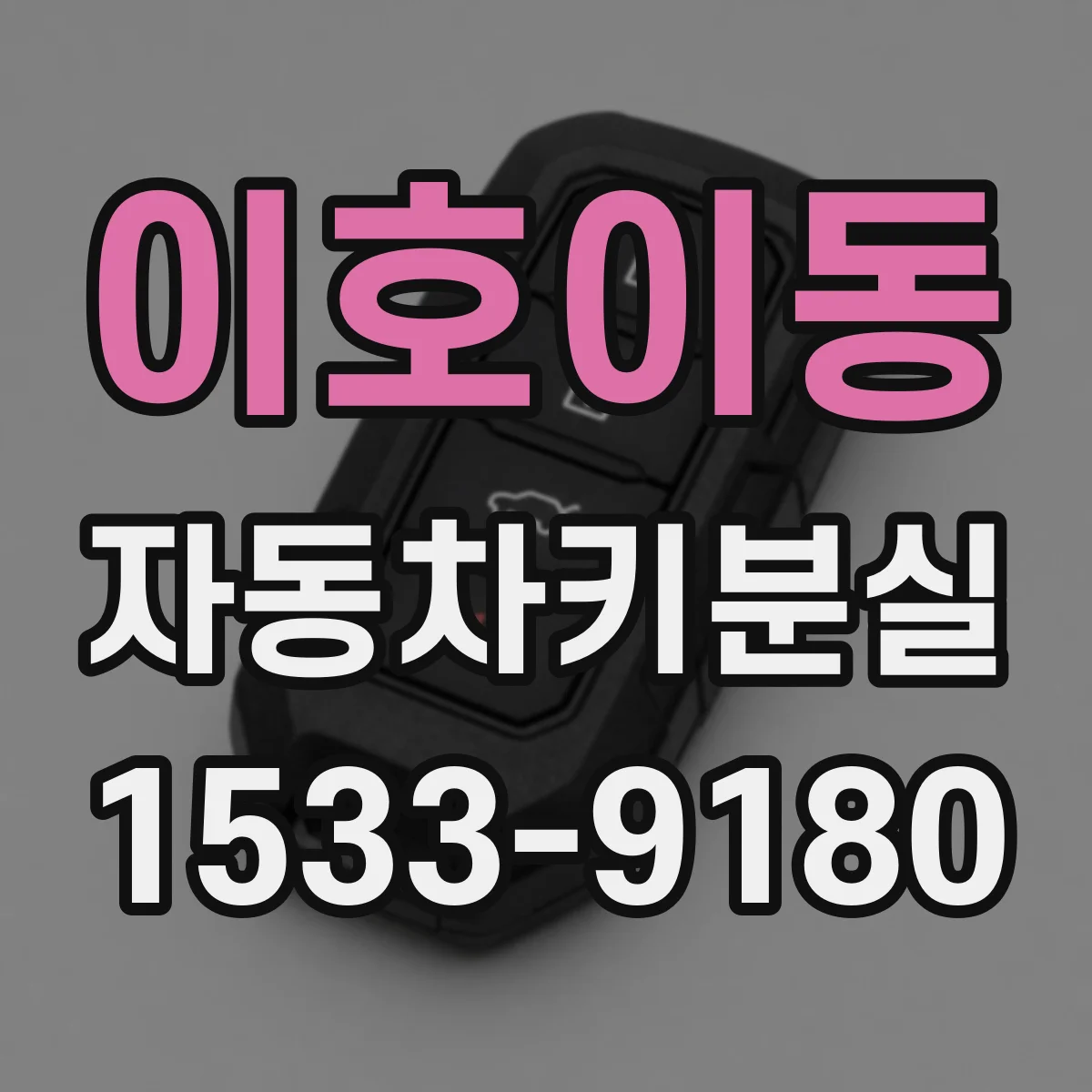 이호이동 자동차키분실