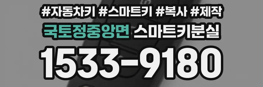 국토정중앙면 스마트키분실