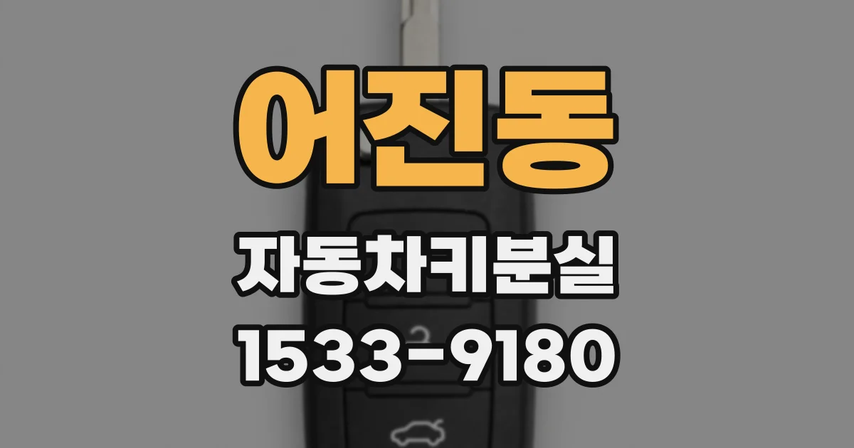 어진동 자동차키분실