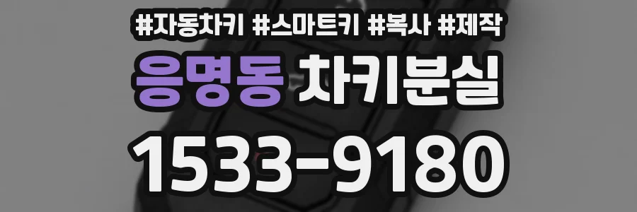 응명동 차키분실