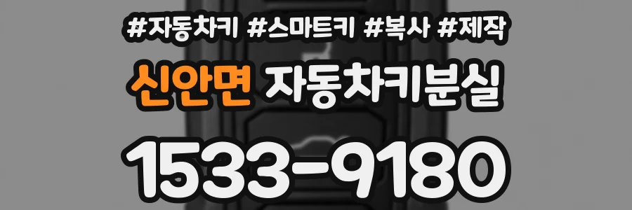 신안면 자동차키분실