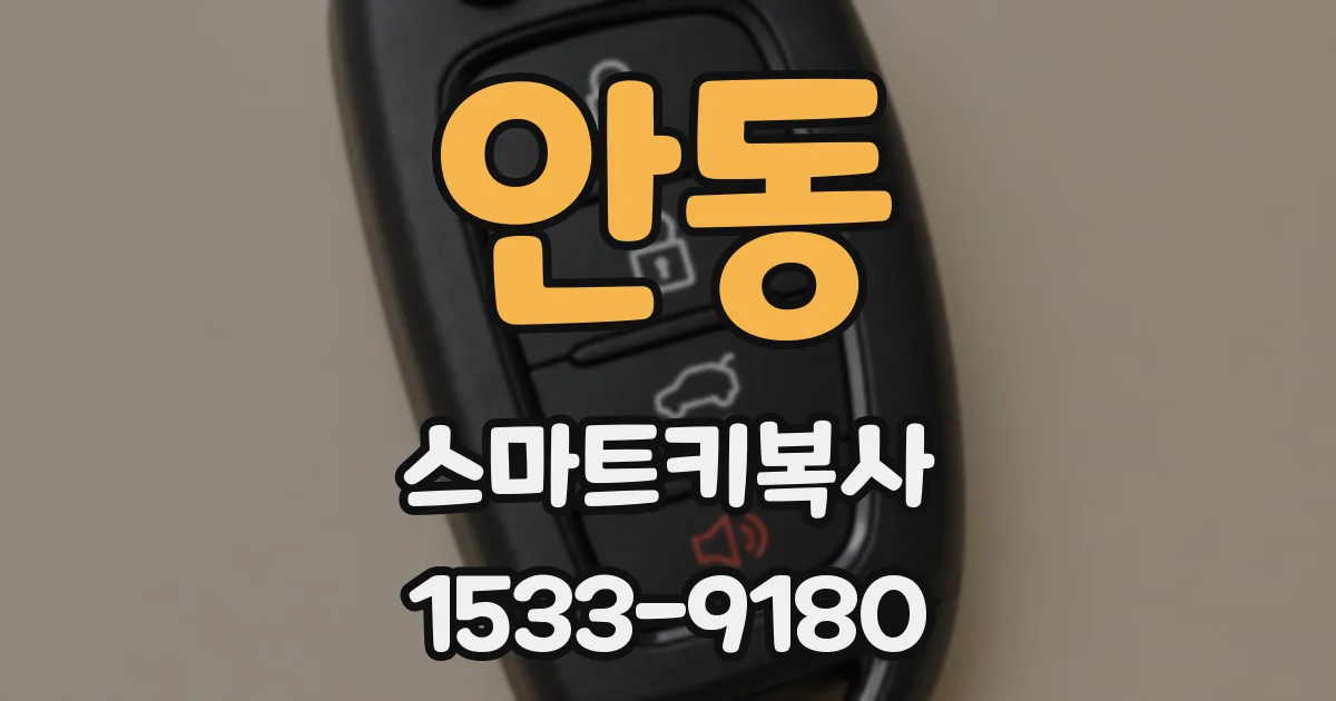 안동 스마트키복사