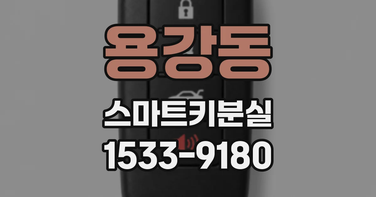 용강동 스마트키분실