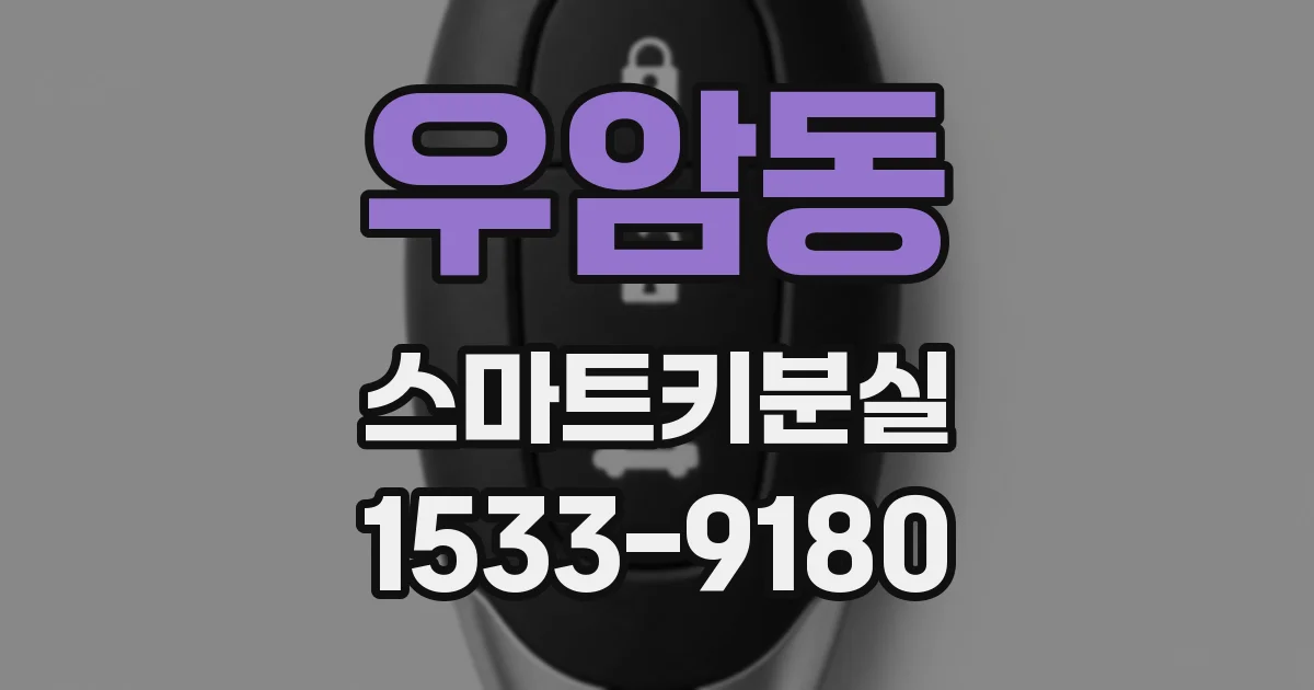 우암동 스마트키분실