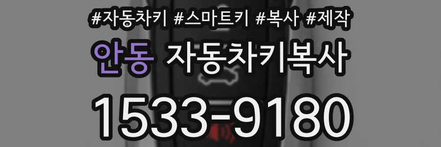 안동 자동차키복사