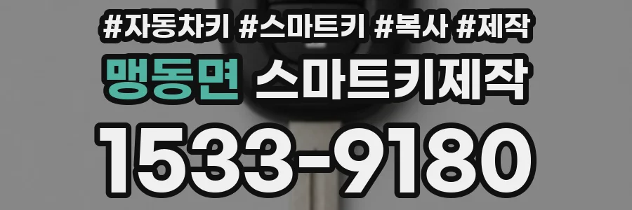 맹동면 스마트키제작