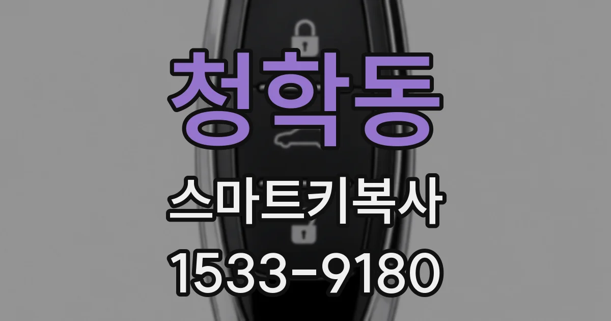 청학동 스마트키복사