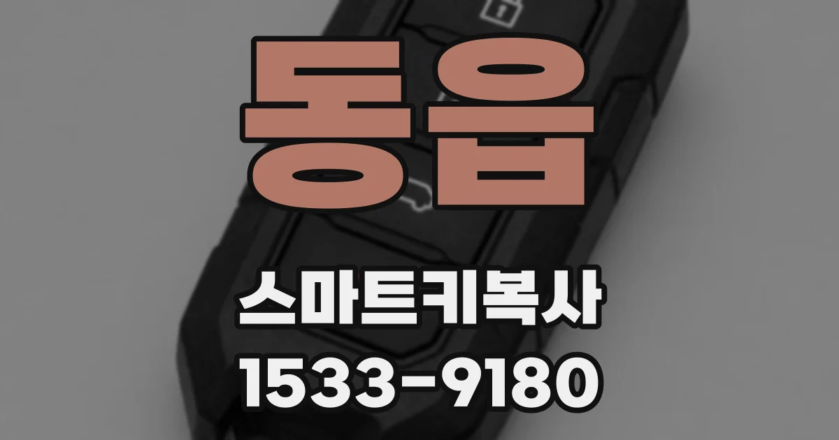 동읍 스마트키복사