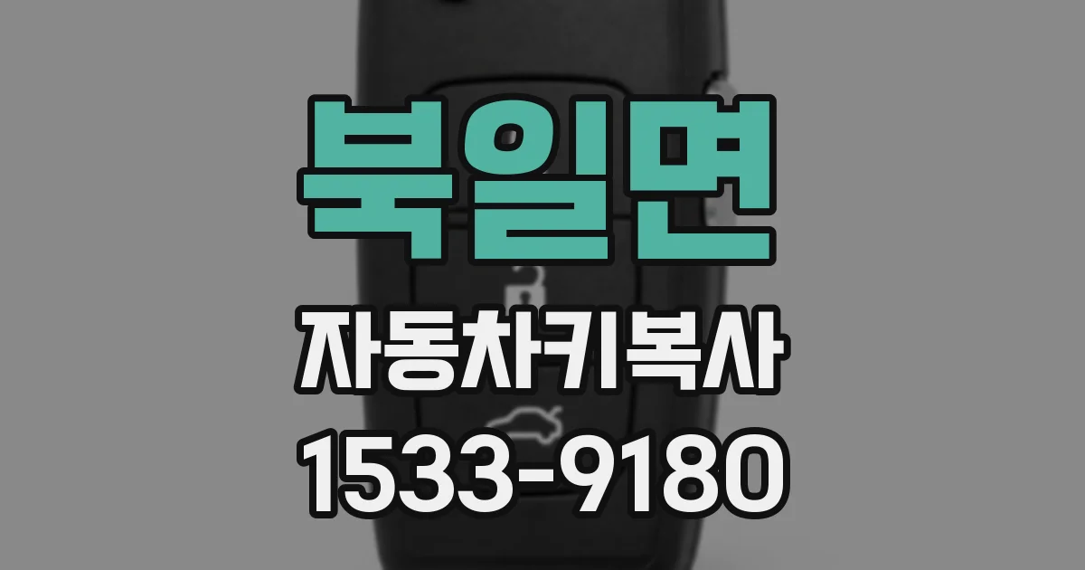 북일면 자동차키복사