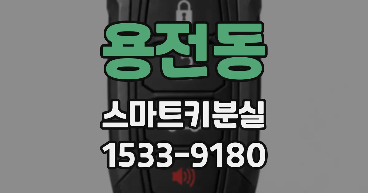 용전동 스마트키분실