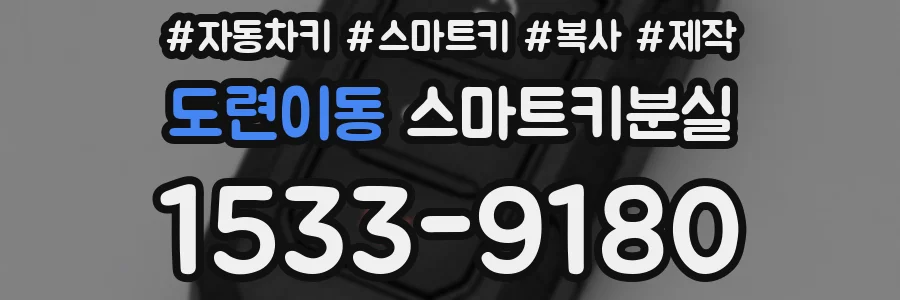 도련이동 스마트키분실