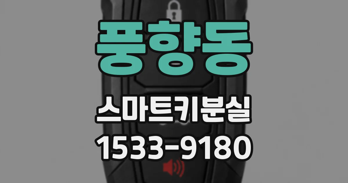 풍향동 스마트키분실