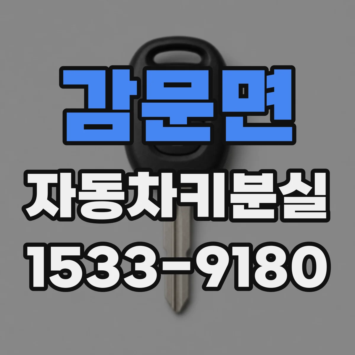 감문면 자동차키분실