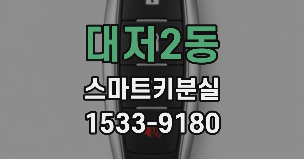 대저2동 스마트키분실