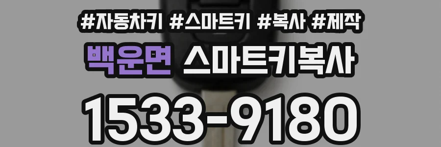 백운면 스마트키복사
