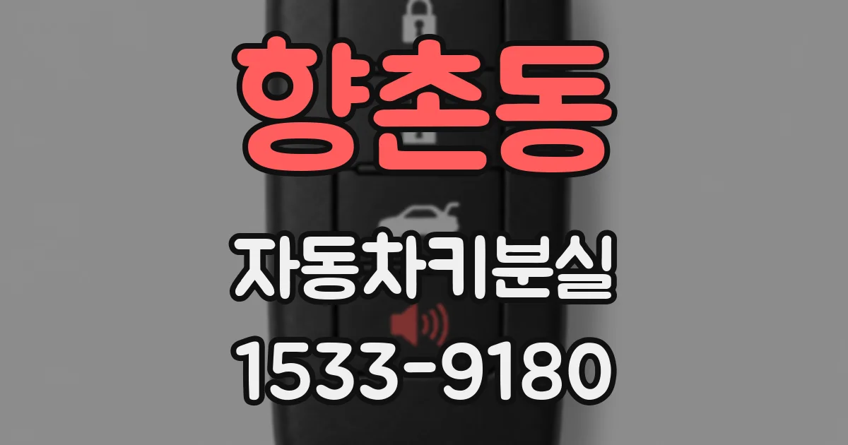 향촌동 자동차키분실