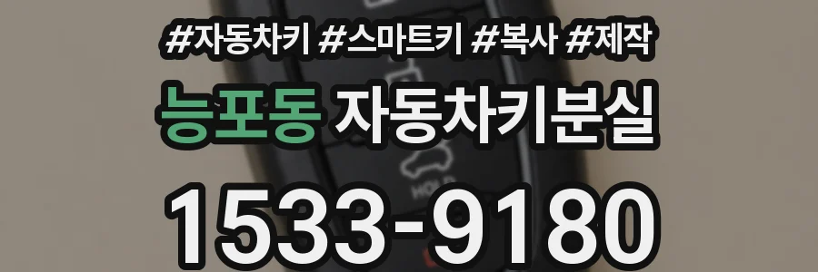 능포동 자동차키분실