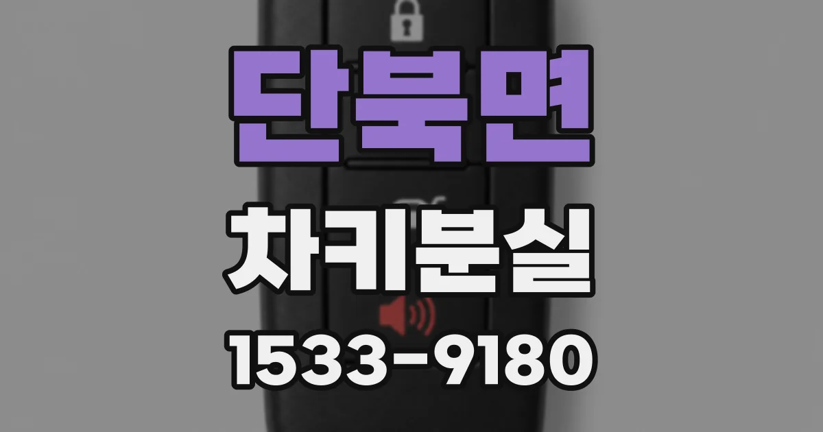 단북면 차키분실