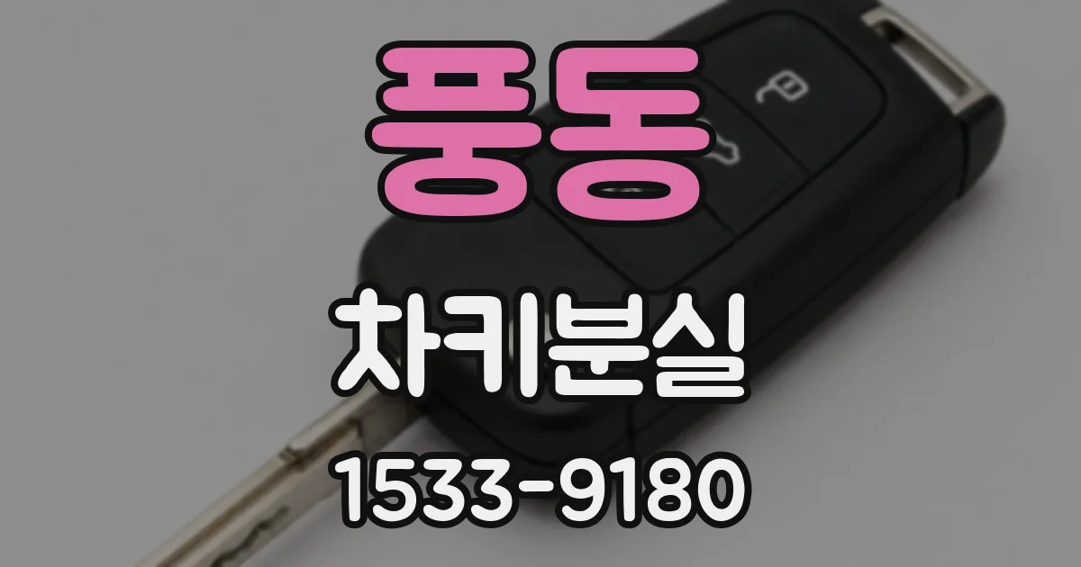 풍동 차키분실