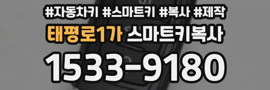 태평로1가 스마트키복사