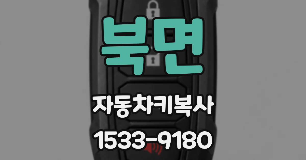 북면 자동차키복사