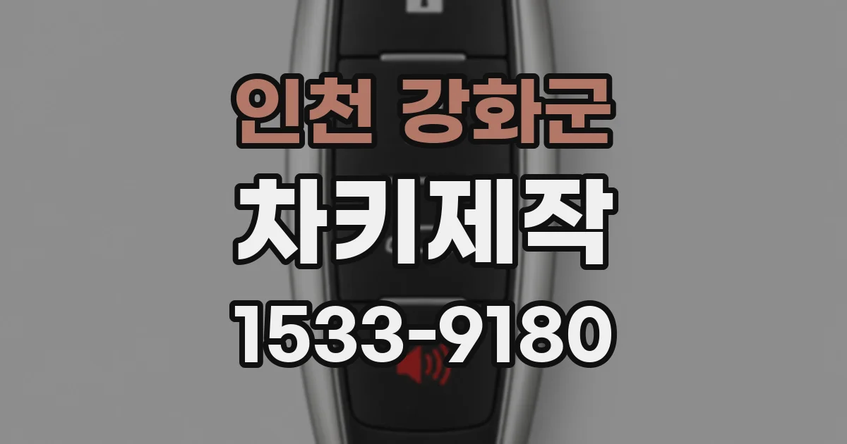 인천 강화군 차키제작