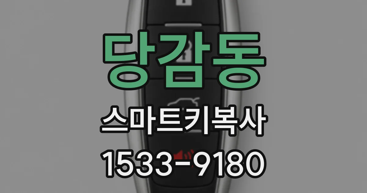 당감동 스마트키복사