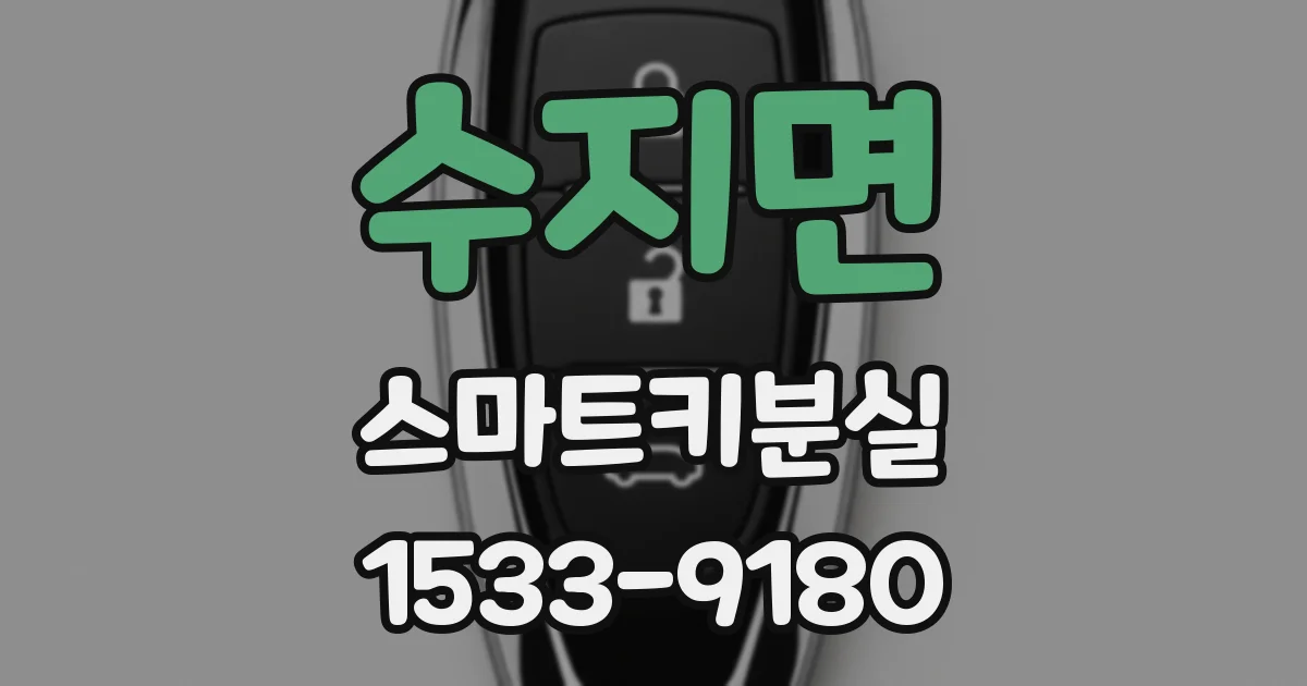 수지면 스마트키분실