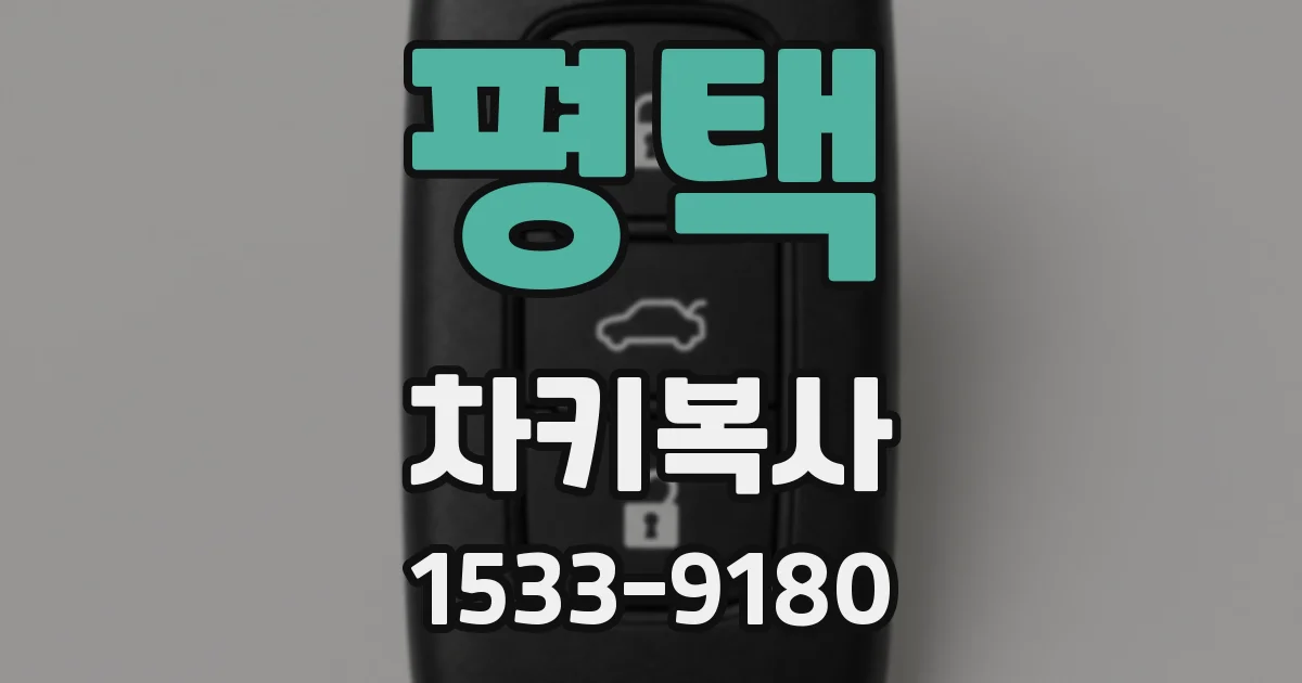 평택 차키복사