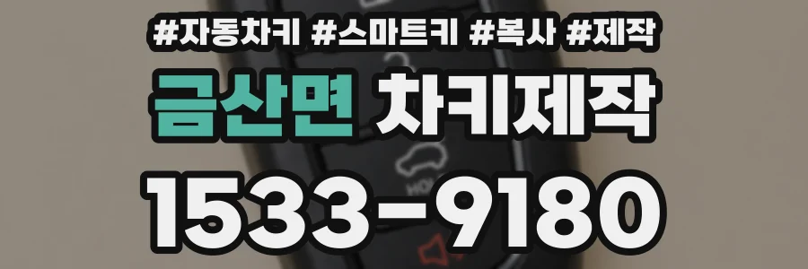 금산면 차키제작